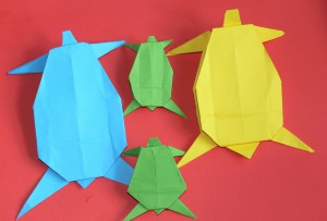 оригами черепаха 
