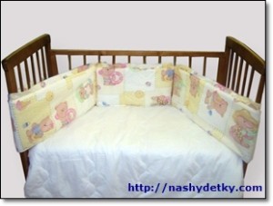 бортики в кроватку для новорожденных